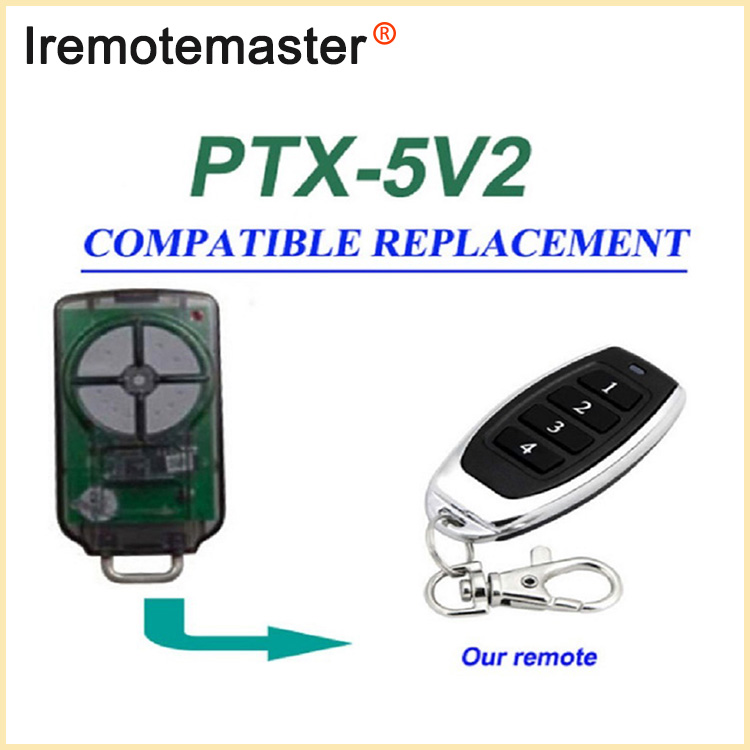 Le haghaidh Athsholáthar cianda Doras Garáiste PTX5V2 PTX-5 433.92MHz